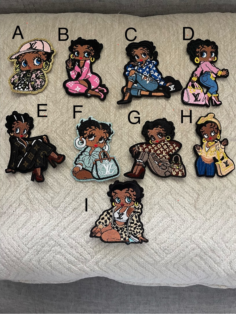 Betty Boop LV Iron- On Patch -